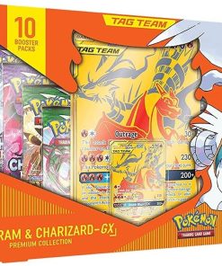 מארז קלפי פוקימון Reshiram & Charizard GX Premium