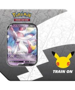 מארז קלפי פוקימון CELEBRATION 25 DARK SYLVEON V TIN