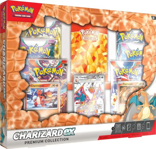 מארז קלפי פוקימון CHARIZARD EX PREMIUM COLLECTION